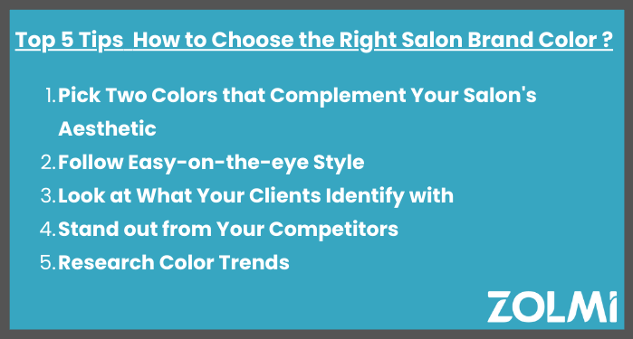 Tips How to Choose Salon Brand Color