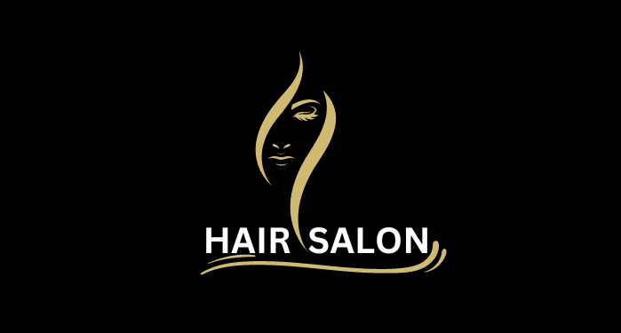 Elegant hair salon logo example