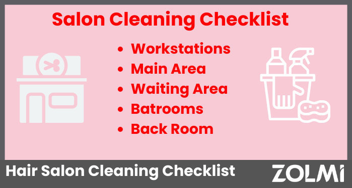 Salon Cleaning Checklist