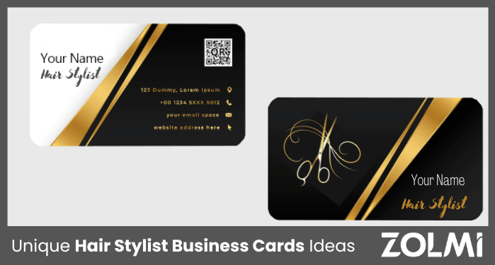 Unique Hair Stylist Business Cards Ideas