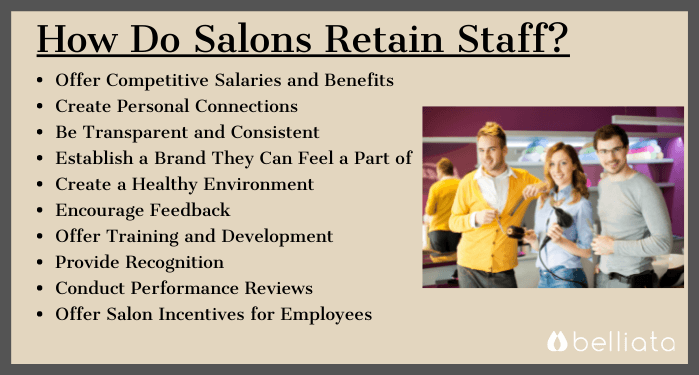how do salons retain staff