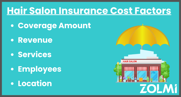 Salon insurance cost factors
