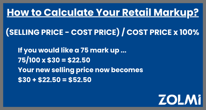 retail markup formula