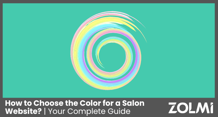 how to choose color for salon website