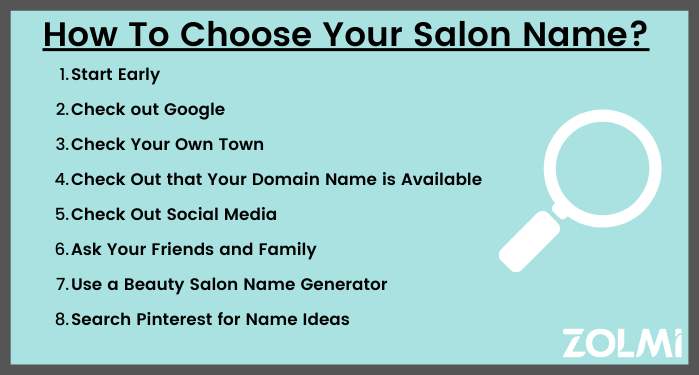 How to choose your beauty salon name