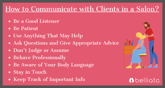 How to communicate with clients in a salon