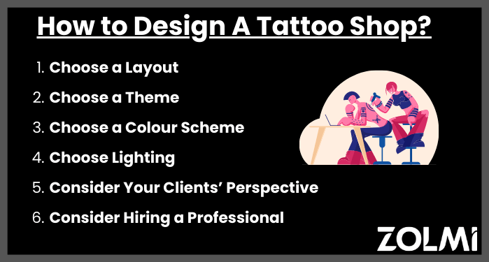 How to design a tattoo shop