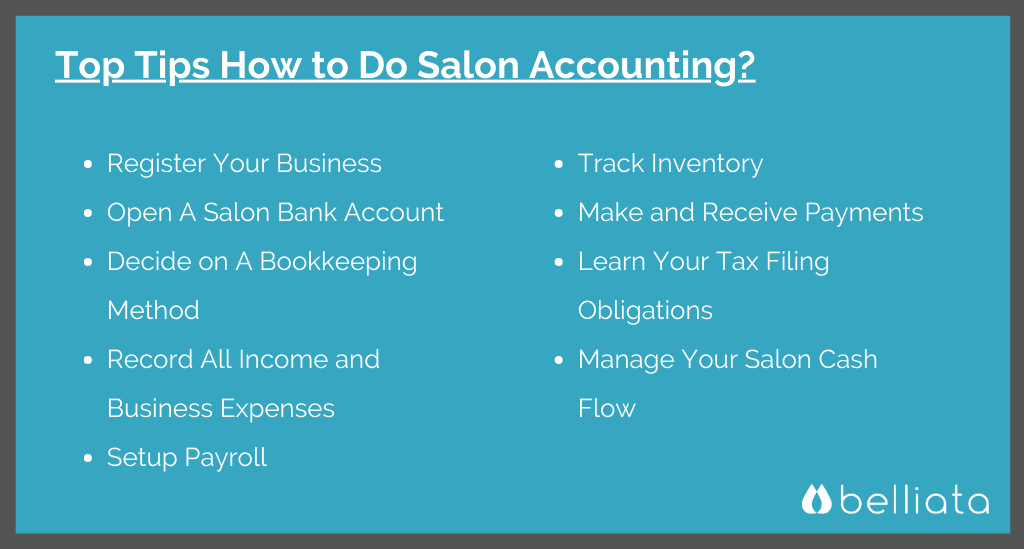 Tips How To Do Salon Accounting