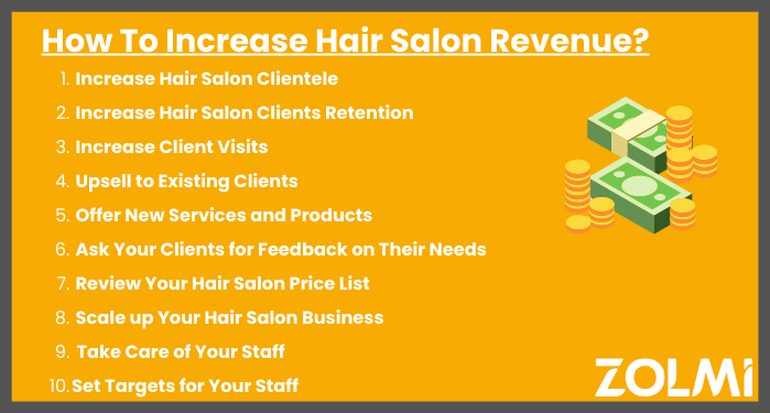 how to increase salon revenue