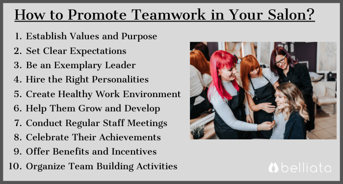 How to promote teamwork in your salon