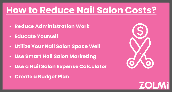 How to reduce nail salon costs