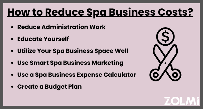 How to reduce spa business costs
