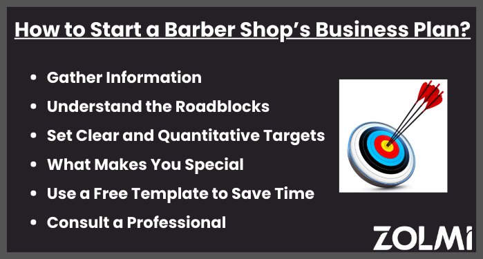 How to start a barber shop's business plan