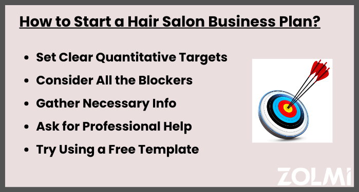 How to start a hair salon business plan