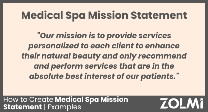 How to Create Medical Spa Mission Statement | Examples