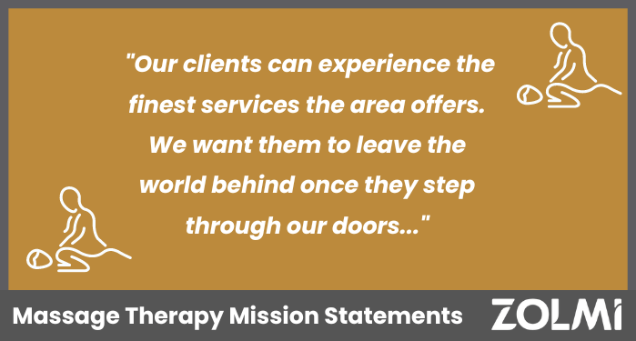 Massage Therapy Mission Statement