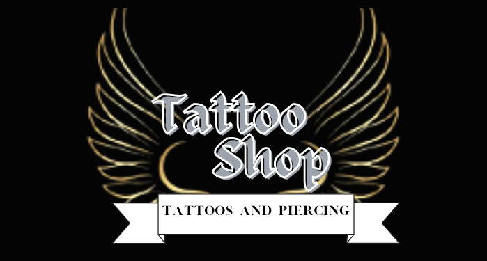 Modern tattoo shop logo