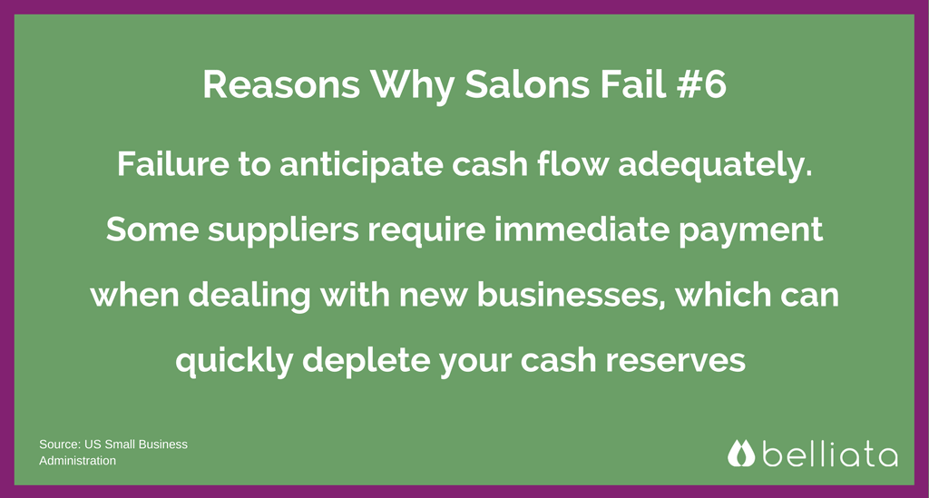 reasons salons fail