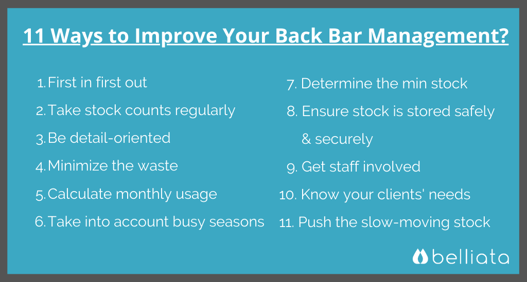 How to improve Salon Back Bar Management