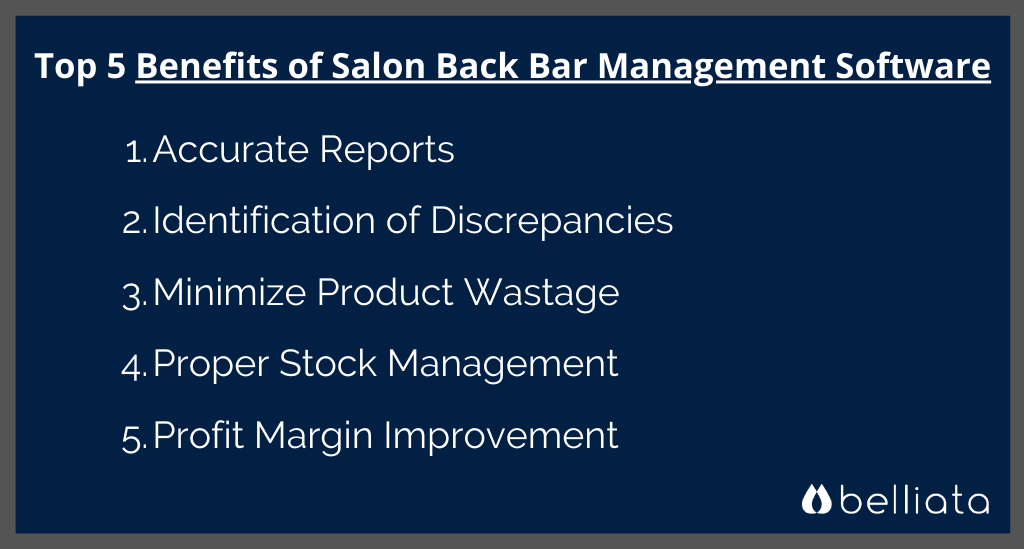 Salon Back Bar Software Benefits