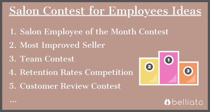 Salon contest for employees ideas