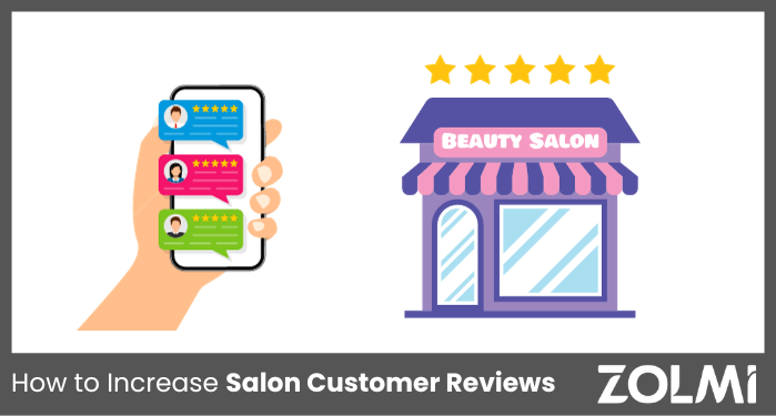How to increase salon customer reviews
