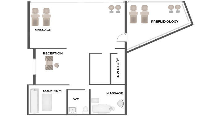 Simple- spa floor plan