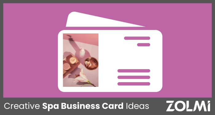 Creative Spa Business Card Ideas