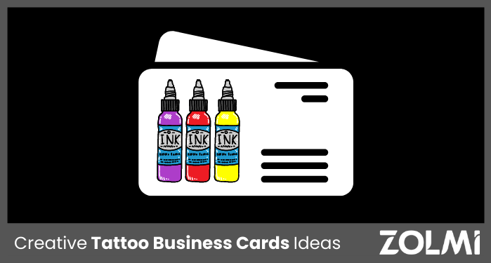 Creative Tattoo Business Cards Ideas for 2024 | zolmi.com